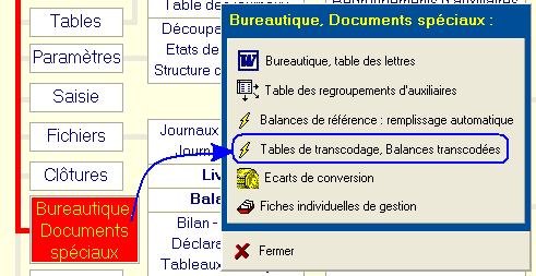 balance en devise 1